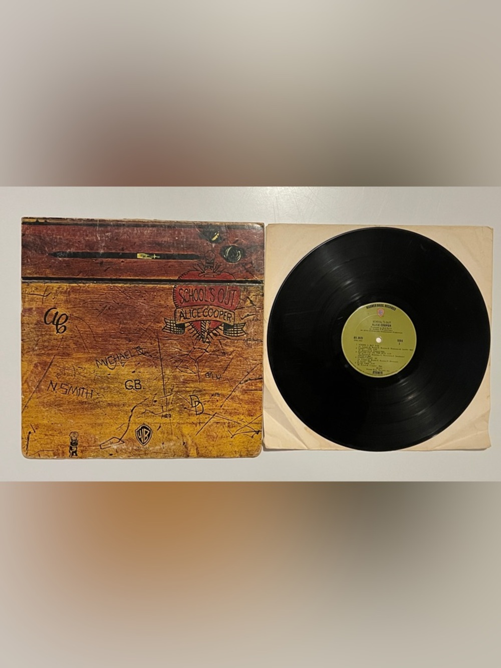 Alice Cooper – School’s Out 1972 US OG Press Warner Bros BS 2623 VG+/ VG